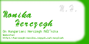 monika herczegh business card